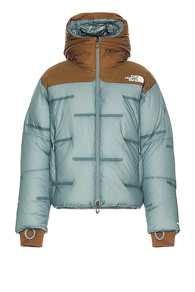 The North Face Project U Cloud Nuptse Down Jacket In Grey And Brown