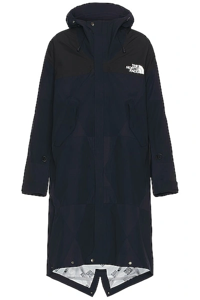 The North Face X Project U Geodesic Shell Jacket In Tnf Black & Aviator Navy