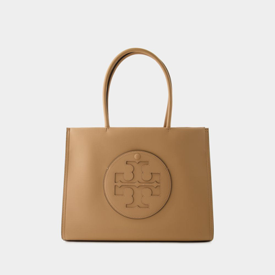 TORY BURCH SMALL ELLA SHOPPER BAG - TORY BURCH - SYNTHETIC - LIGHT SAND