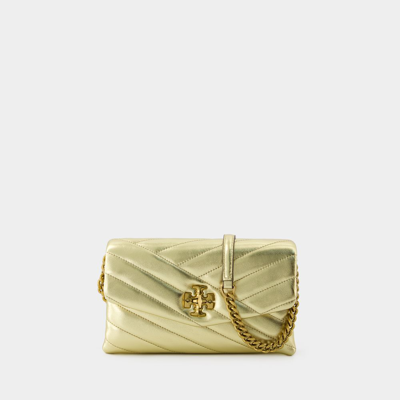 Tory Burch Wallet On Chain Kira Chevron -  - Leder - Golden