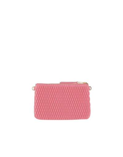 Versace Jeans Couture Designer Handbags Clutch Bag With Logo In Rose