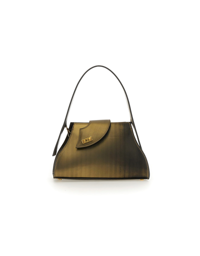 Gcds Black Small Comma Bag In Noir