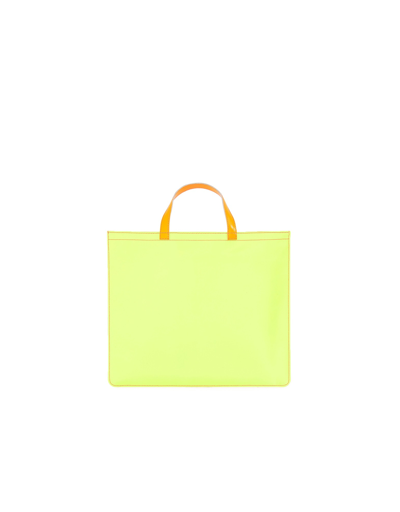 Comme Des Garçons Designer Handbags Super Fluo Leather Tote Bag In Multicolore