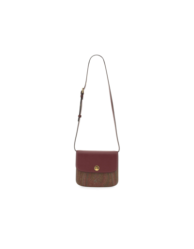 Etro Designer Handbags Large Essential Bag In Rouge
