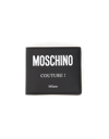 Moschino Wallet With Logo In Noir