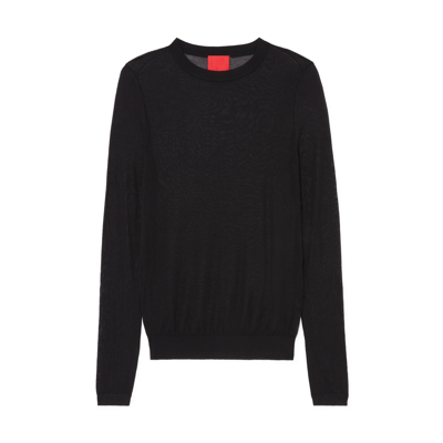 Cashmere In Love Oversized Millie Sweater In Black