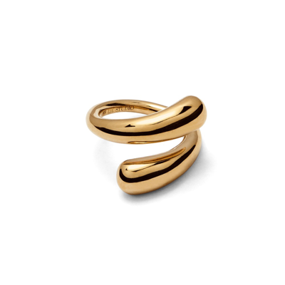 Lie Studio Victoria Ring In 18k Gold-plated 925 Sterling Silver