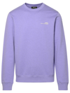 Apc A.p.c. Logo Printed Crewneck Sweater In Violet