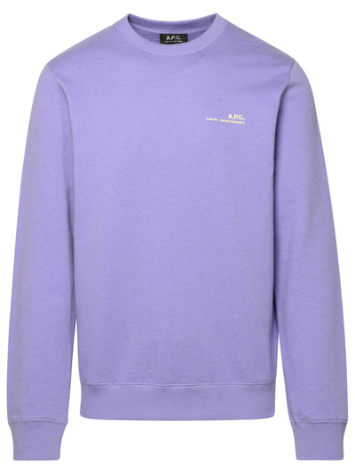 Apc A.p.c. Mini Small Sweatshirt In Purple