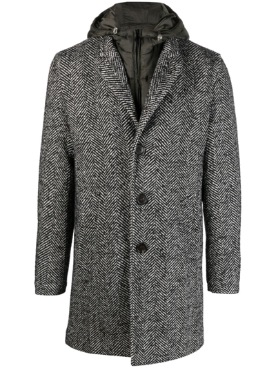 Palto' Single-breasted Coat In Black