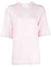 AMI ALEXANDRE MATTIUSSI LOGO COTTON T-SHIRT