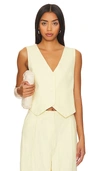 Lioness Leo Vest In Yellow