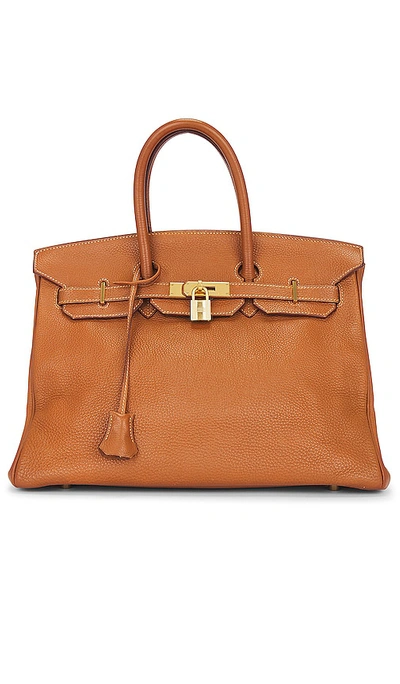 Fwrd Renew Hermes Birkin 35 Togo Handbag In Brown