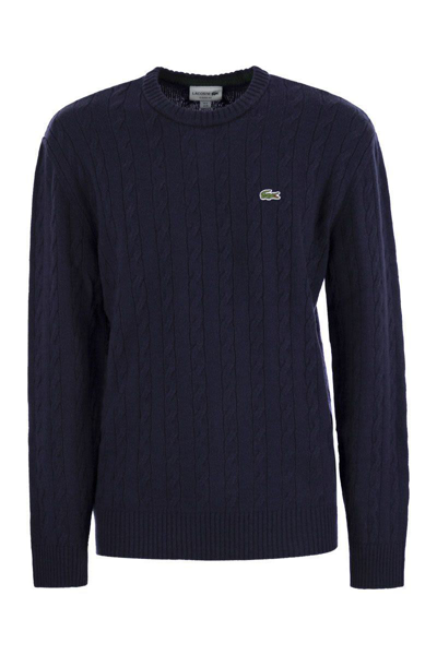 Lacoste sweater navy blue new arrivals