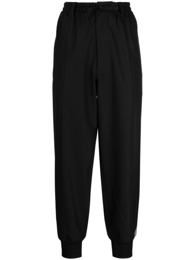 Y-3 Pants In Black Wool