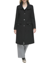 Andrew Marc Almedia Wool Blend Twill Coat