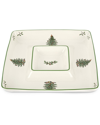 Spode Christmas Tree Square Chip & Dip