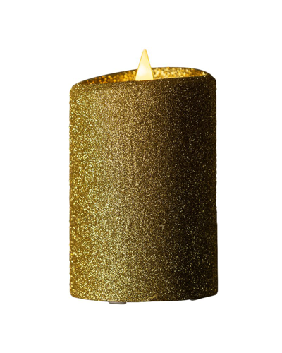 Seasonal Llc Seasonal Decor Classic Motion Flameless Candle 3x5 In Gold