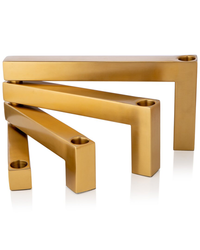 Godinger Nesting Tapered Candle Holder In Gold
