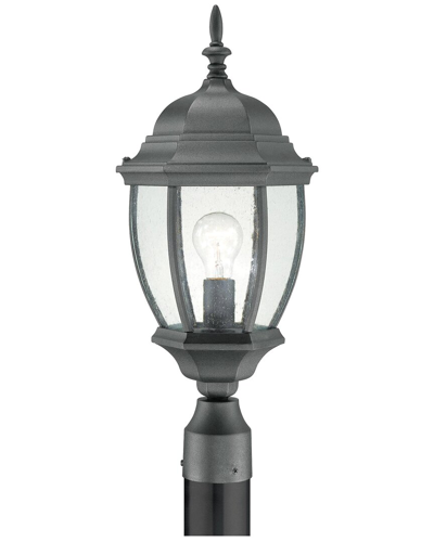 Artistic Home & Lighting Artistic Home Covington 21.5'' High 1-light Outdoor Post Light In Black