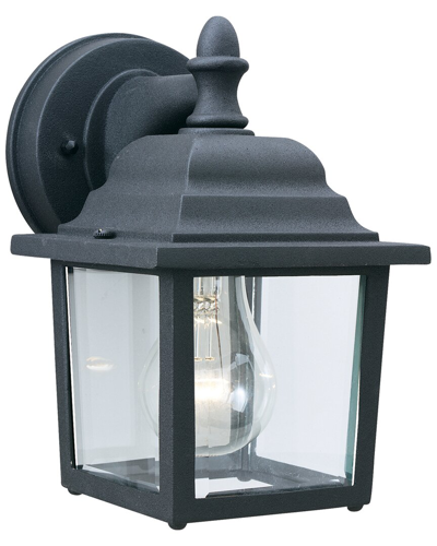 Artistic Home & Lighting Artistic Home Hawthorne 8.5'' High 1-light Outdoor Sconce In Black