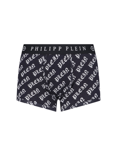 Philipp Plein Logo-print Boxer Briefs In Black