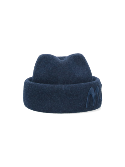 Moncler Genius X Salehe Bembury Logo Hat In Blue