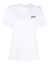 Golden Goose Crewneck Star Logo T-shirt In ホワイト
