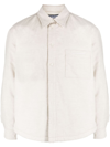 Jacquemus La Chemise Boulanger Cotton Blend Shirt In Neutrals