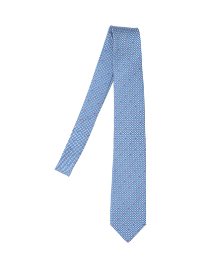 Ferragamo Ties In Blue