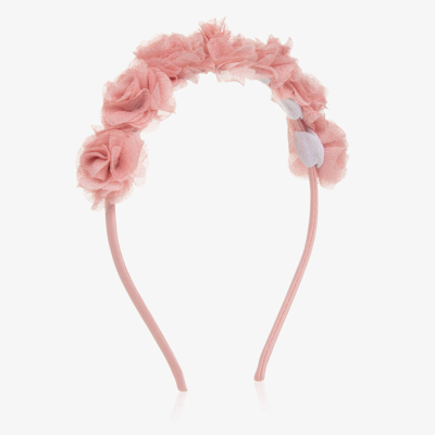 Patachou Kids' Girls Pink Flower Headband