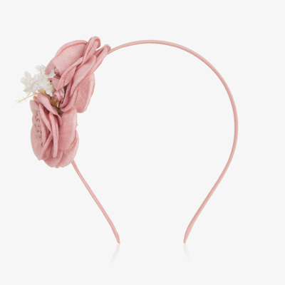 Patachou Kids' Girls Pink Roses Hairband