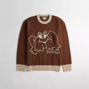 Coach Topia In Dark Brown/camel