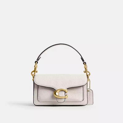 Coach Tabby 12 In Brass/chalk