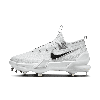 Nike Men's Force Zoom Trout 9 Elite Baseball Cleats In White