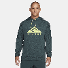 Nike Men's Trail Magic Hour Dri-fit Running Hoodie In Green