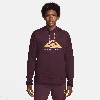 Nike Men's Trail Magic Hour Dri-fit Running Hoodie In Red