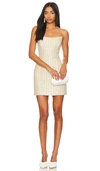 Line & Dot Pearl Dress In Ivory