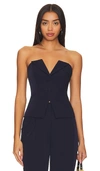Lovers & Friends Colette Top In Navy