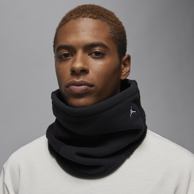 Jordan Fleece Neck Warmer In Black