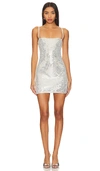 Retroféte Avanyah Knit Mini Bodycon Dress In White
