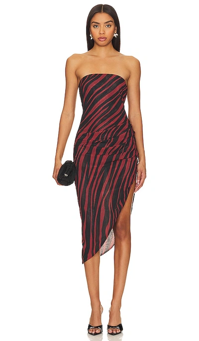 Amanda Uprichard X Revolve Janae Midi Dress In Black