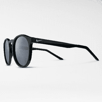 Nike Unisex Swerve Polarized Sunglasses In Black