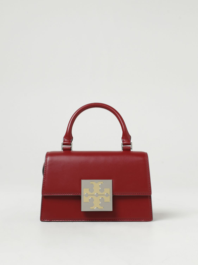 Tory Burch Mini Bag In Leather In Red
