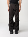 Gr10k Pantalone In Lana Verde Scuro  Uomo In Grey