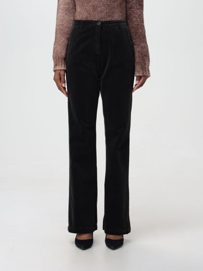 Massimo Alba Woman Pants Black Size 8 Cotton