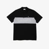 Lacoste Men's Regular Fit Stretch Mini Piqué Polo - Xxl - 7 In Black