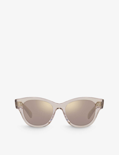 Oliver Peoples Woman Sunglass Ov5490su Eadie In Dune_chrome_taupe_photochromic