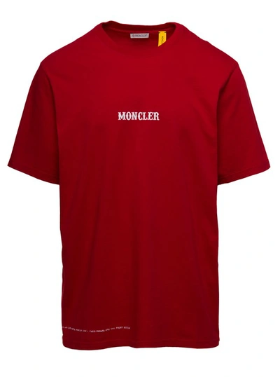 Moncler Genius 7 Moncler Frgmt Hiroshi Fujiwara Circus Motif T-shirt In Red