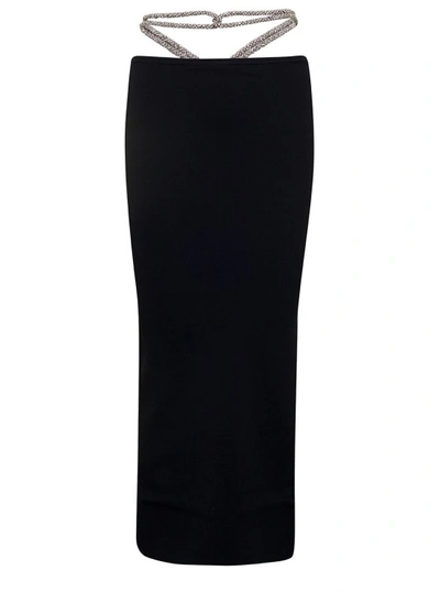 Christopher Esber Crystal-embellished Maxi Skirt In Black